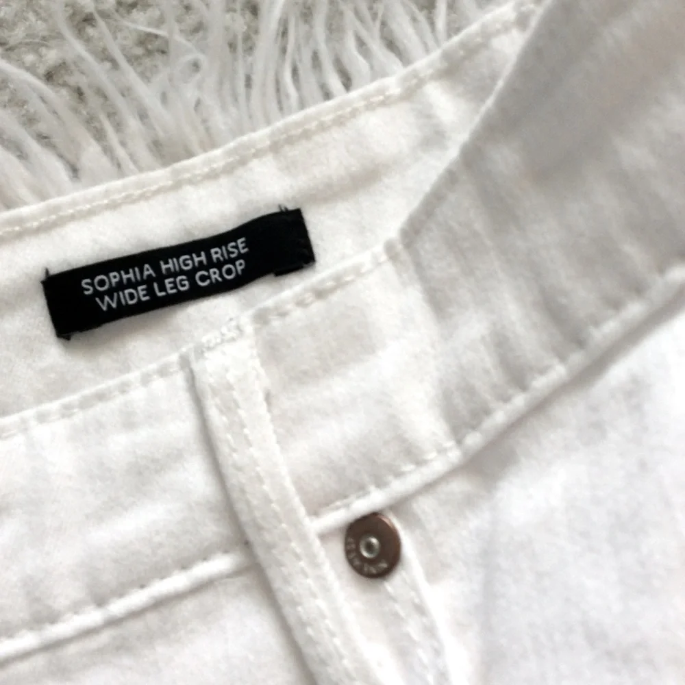 NWT Nine West High Rise Wide Crop Sophia Jean